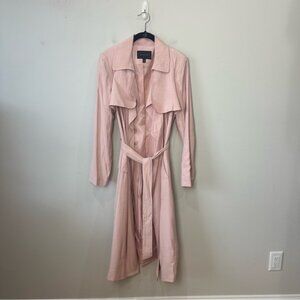 Banana Republic Trench Coat Rose Pink